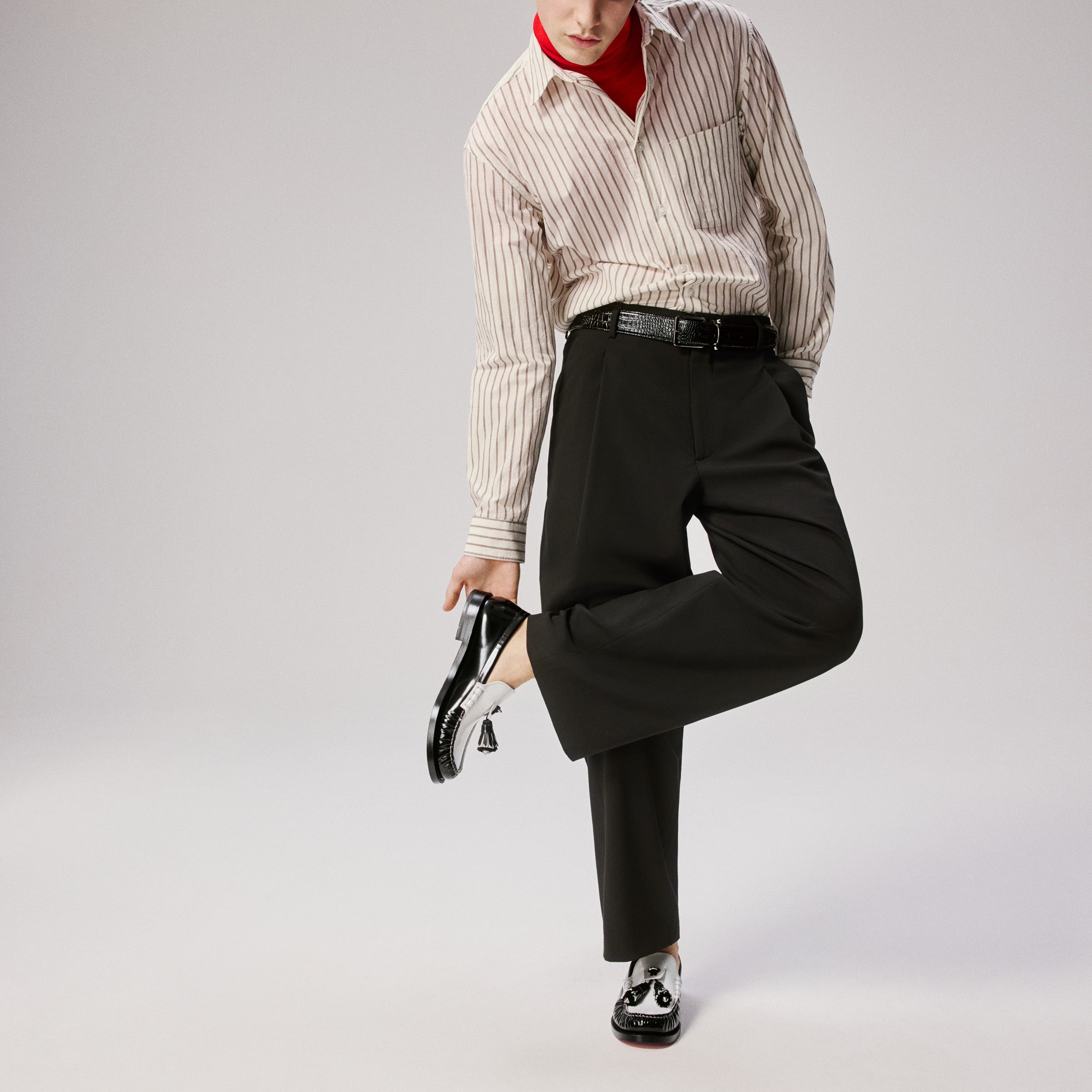 Christian Louboutin Orlando Men Shoes | Color Black