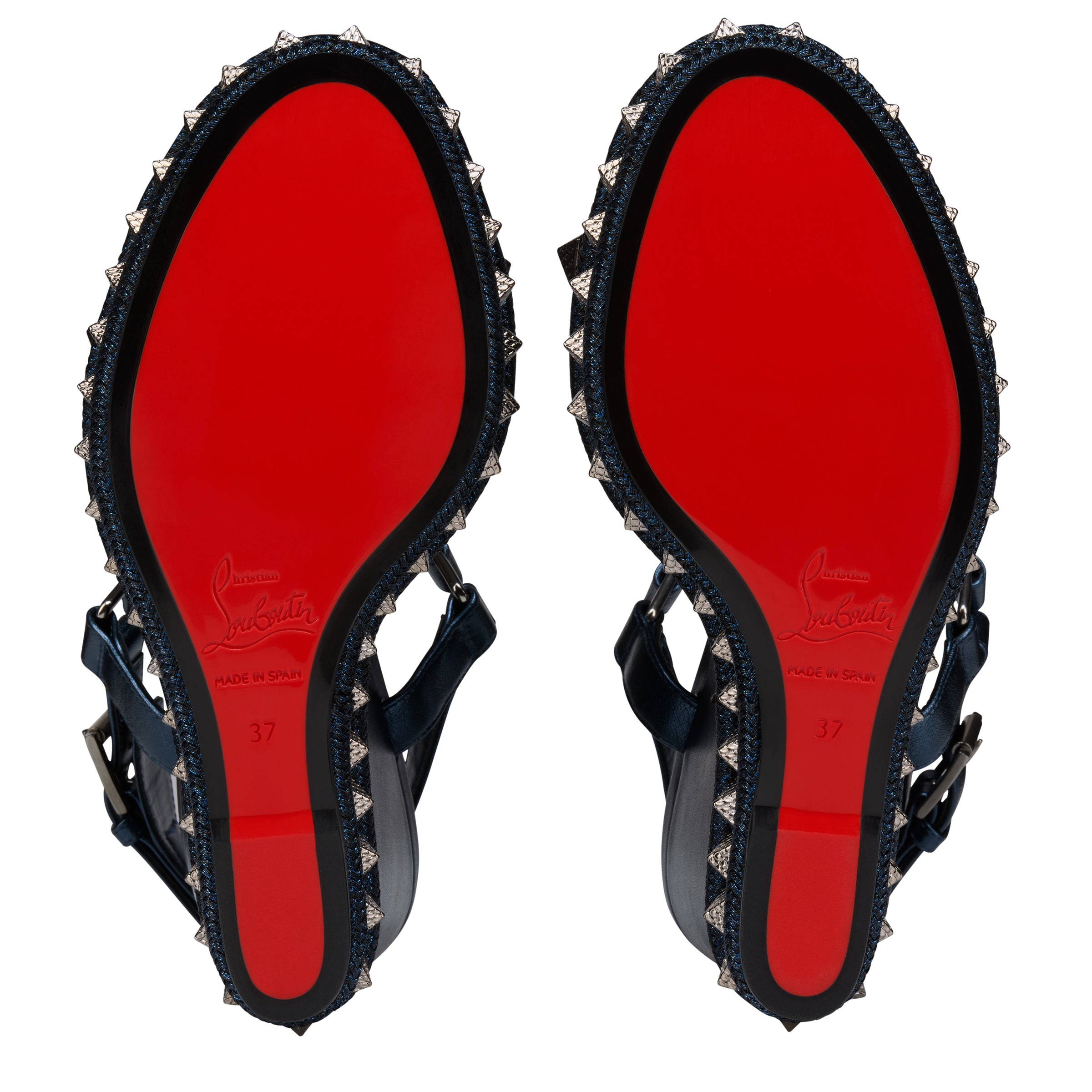 Christian Louboutin Pyra Clou Women Shoes | Color New Blue