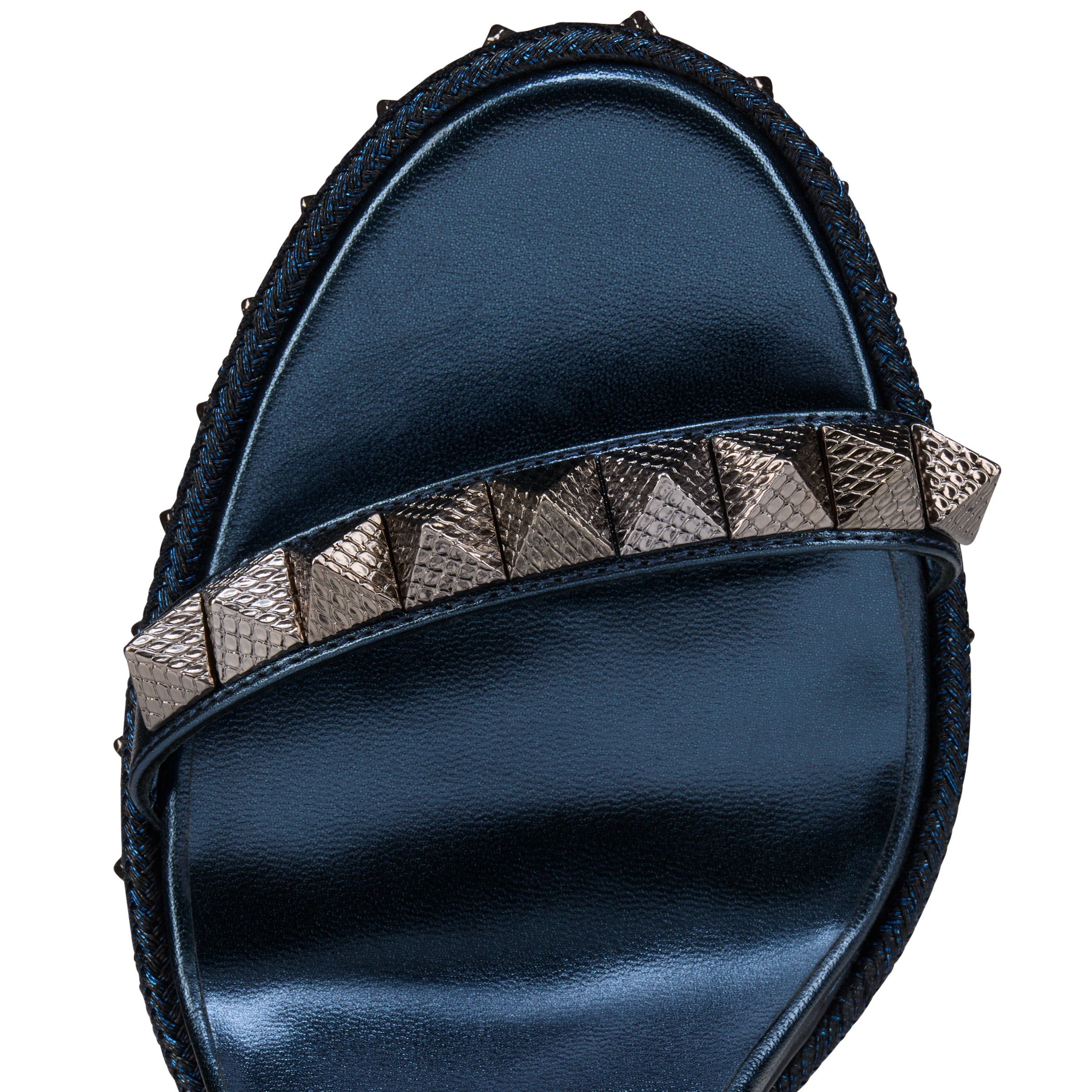 Christian Louboutin Pyra Clou Women Shoes | Color New Blue