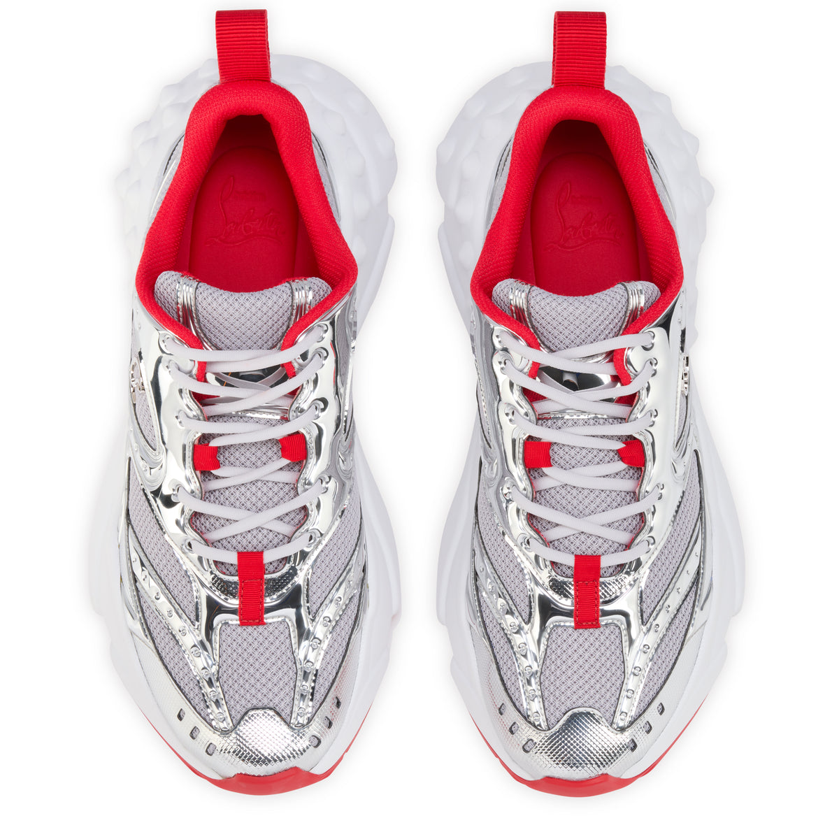 Christian Louboutin So Flo Uomo Men Shoes | Color Silver