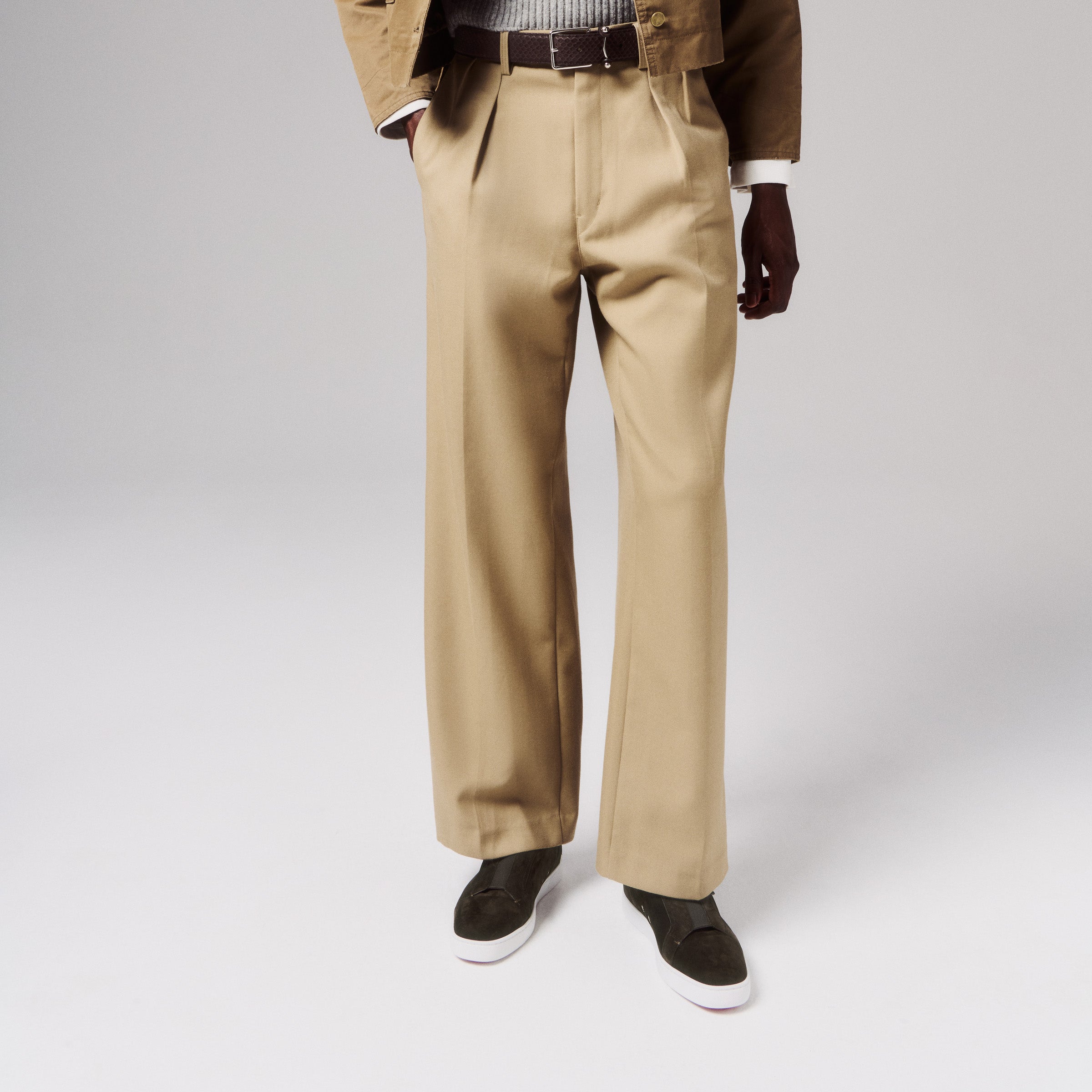 Christian Louboutin St Louis Men Shoes | Color Brown New