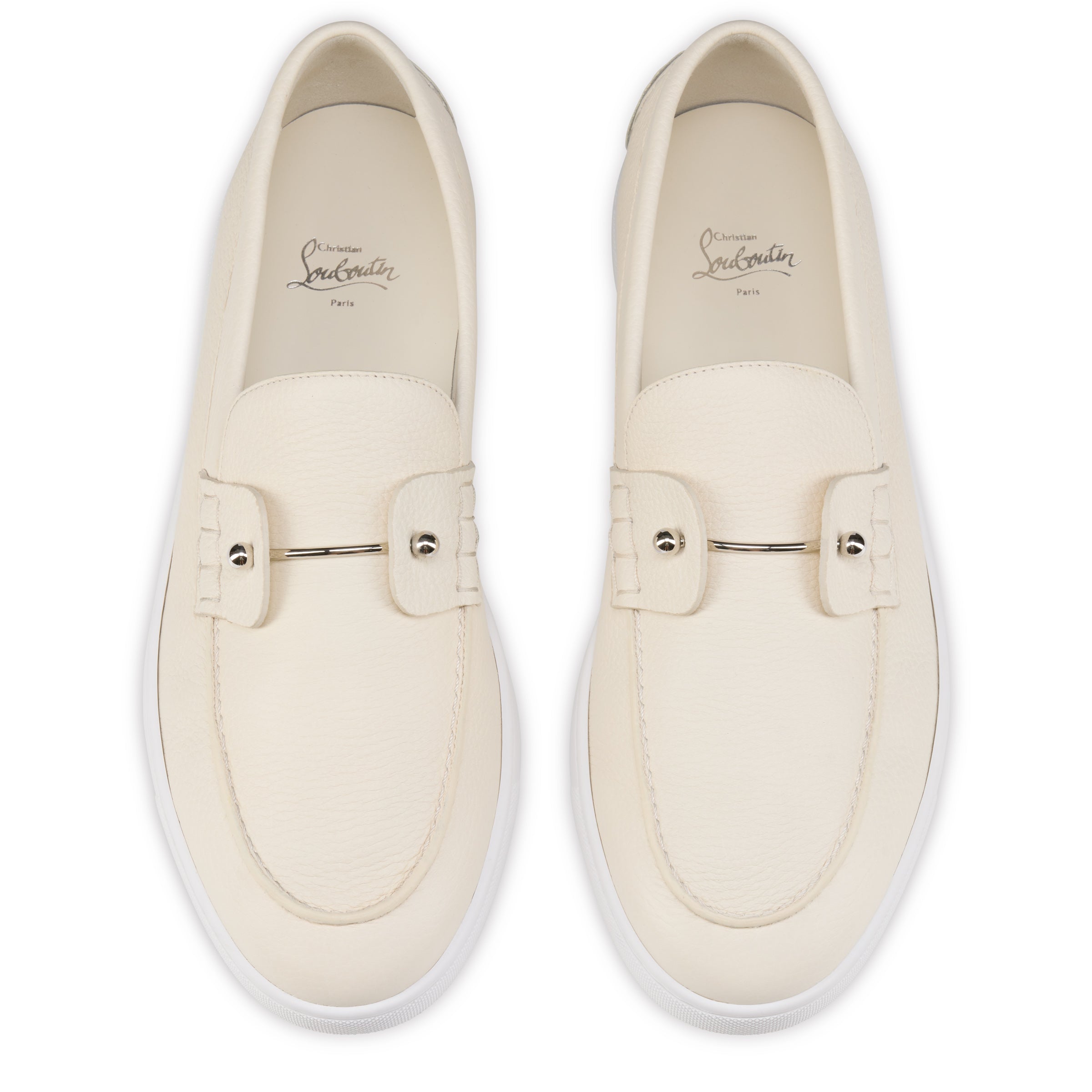 Christian Louboutin Chambeliboat Men Shoes | Color Grey