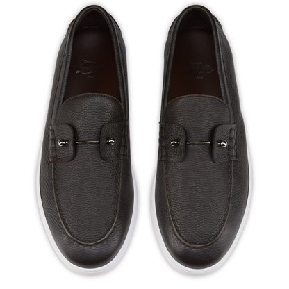 Christian Louboutin Chambeliboat Men Shoes | Color Brown