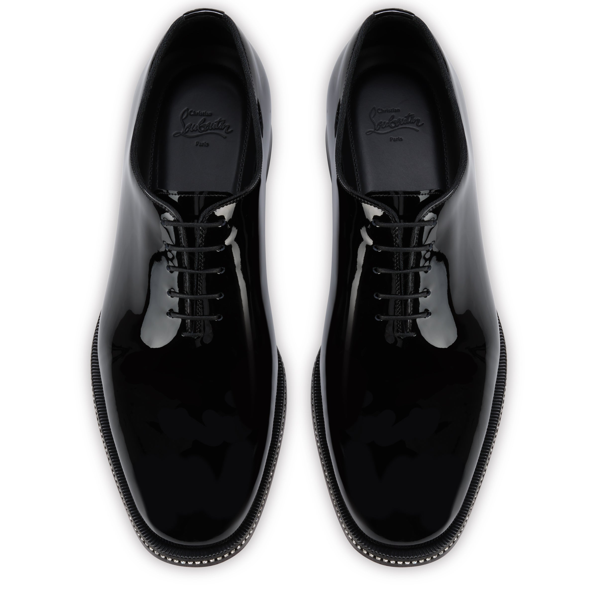 Christian Louboutin Corteo Diam'S Men Shoes | Color Black