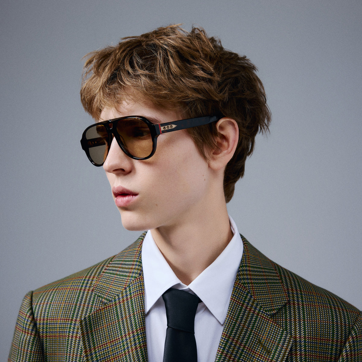 Christian Louboutin El Greggo Lb0058 Men Eyewear | Color Red