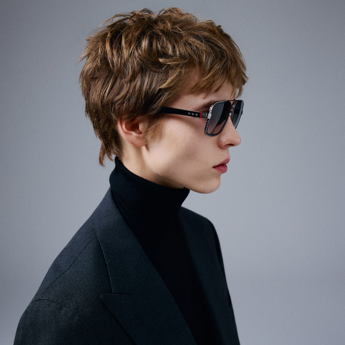 Christian Louboutin Top Screens Lb0055 Men Eyewear | Color Black