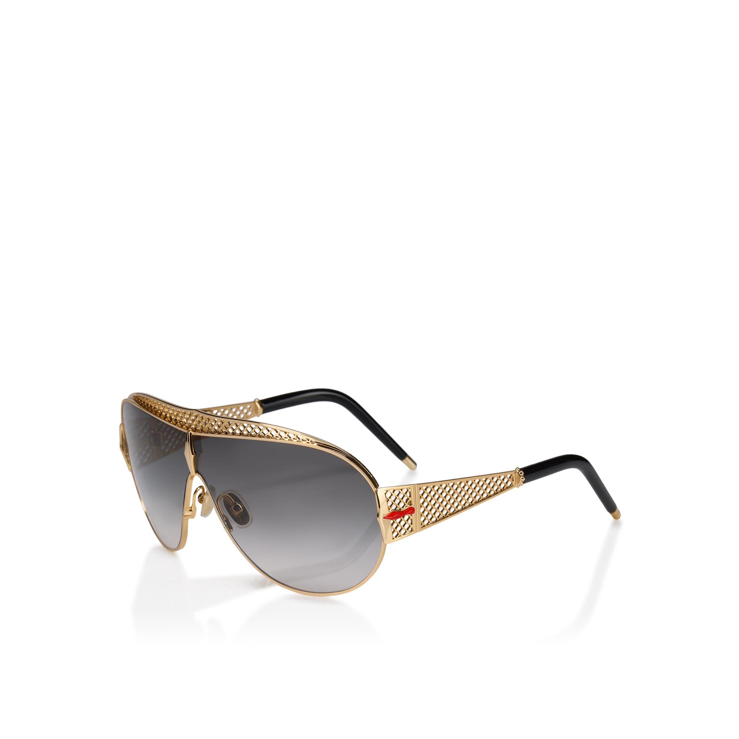 Christian Louboutin Uni Pilot Lb0050 Women Eyewear | Color Gold