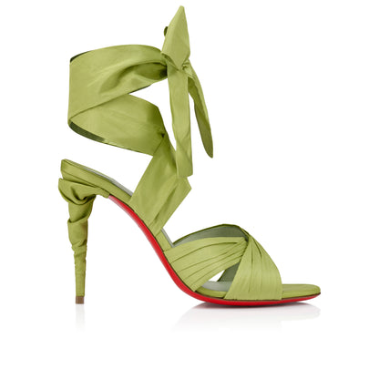 Christian Louboutin Affabula Lace Up Women Shoes | Color Green