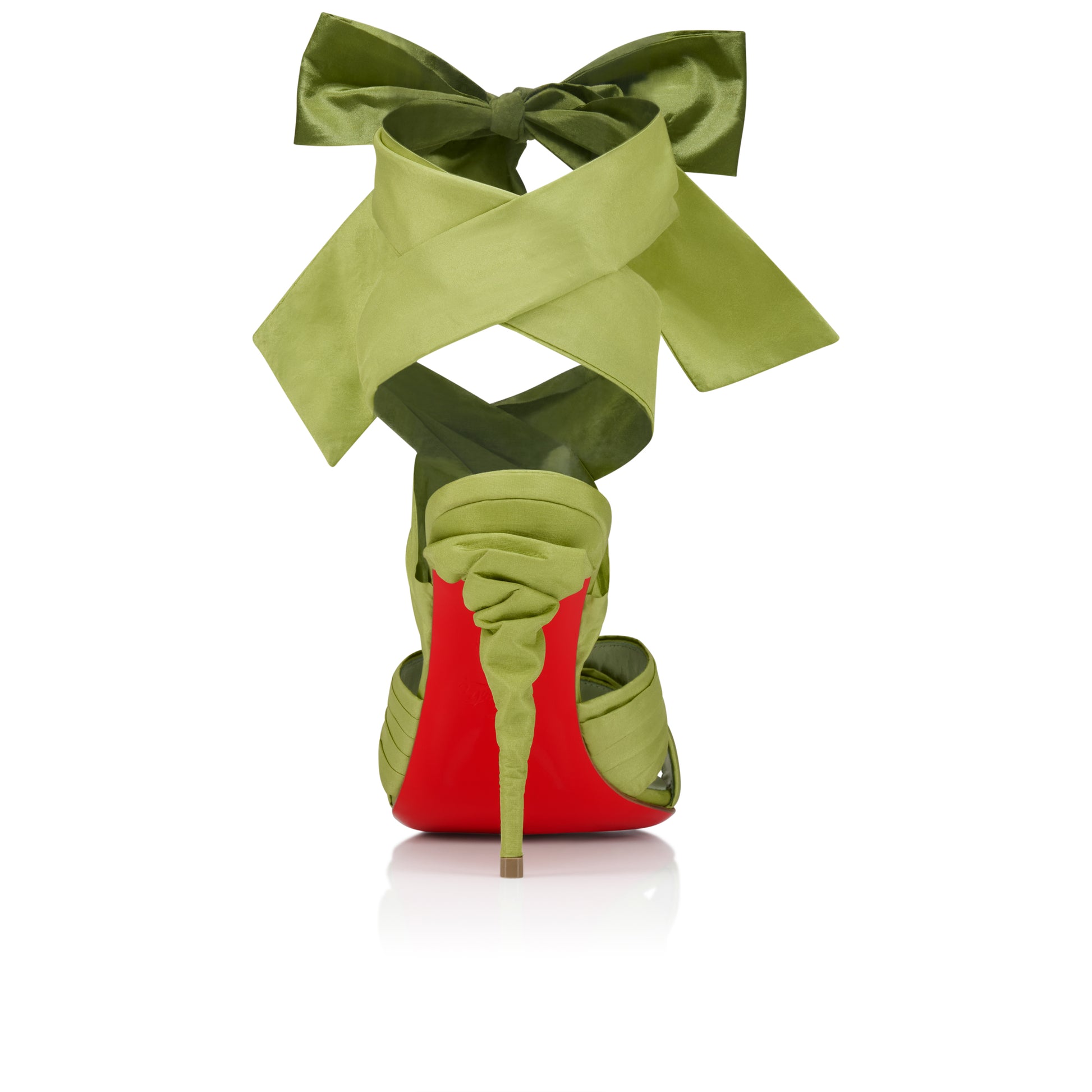 Christian Louboutin Affabula Lace Up Women Shoes | Color Green