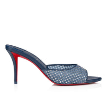 Load image into Gallery viewer, Christian Louboutin Apostropha Mule Mesh Strass Women Shoes | Color Blue
