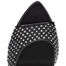 Load image into Gallery viewer, Christian Louboutin Apostropha Mule Mesh Strass Women Shoes | Color Black
