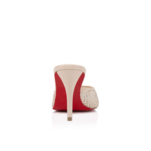 Load image into Gallery viewer, Christian Louboutin Apostropha Mule Mesh Strass Women Shoes | Color Beige
