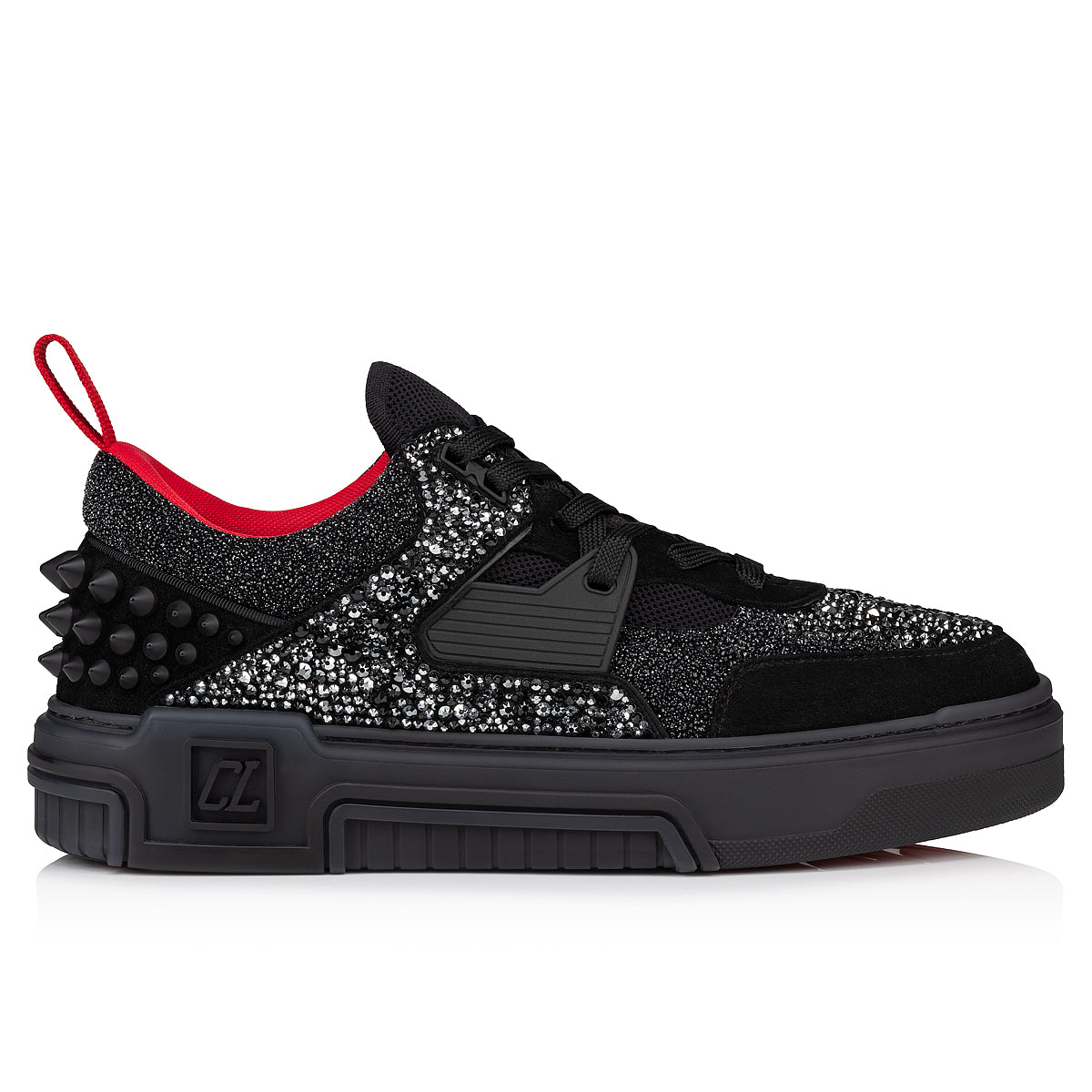 Christian Louboutin Astroloubi Strass Men Shoes | Color Black