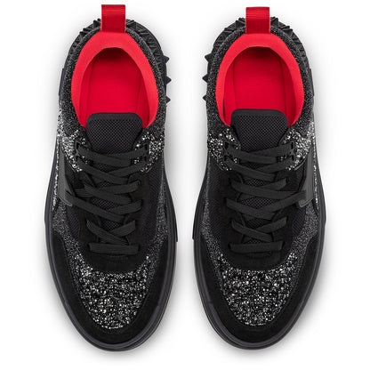 Christian Louboutin Astroloubi Strass Men Shoes | Color Black