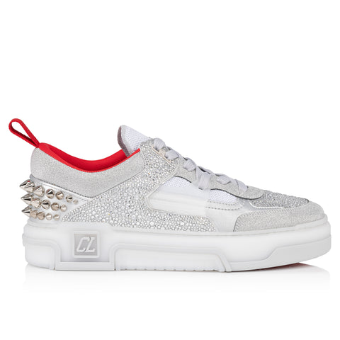 Christian Louboutin Astroloubi Strass Men Shoes | Color Silver