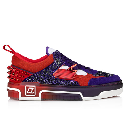 Christian Louboutin Astroloubi Strass Men Shoes | Color Purple