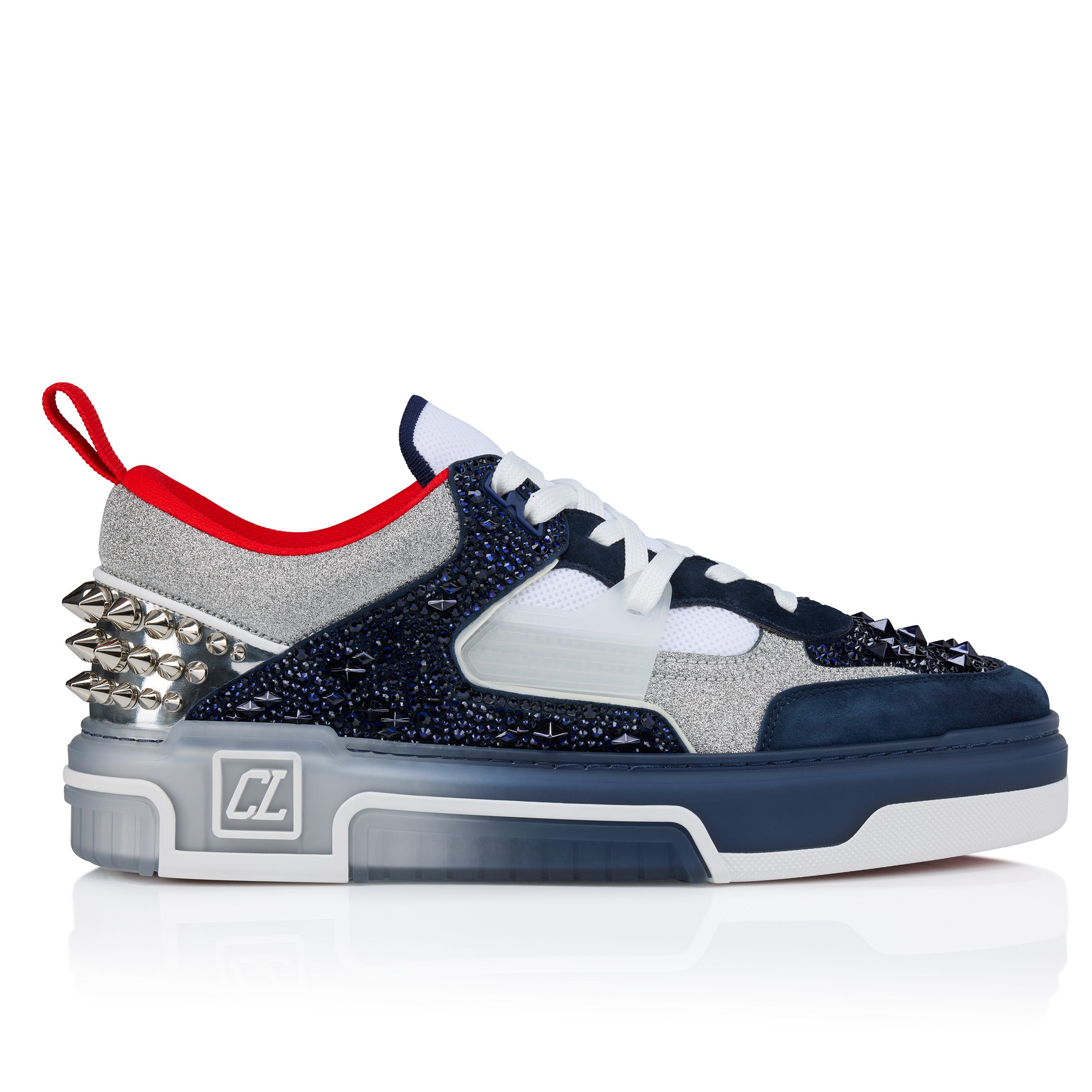 Christian Louboutin Astroloubi Strass Eternity Men Shoes | Color Navy