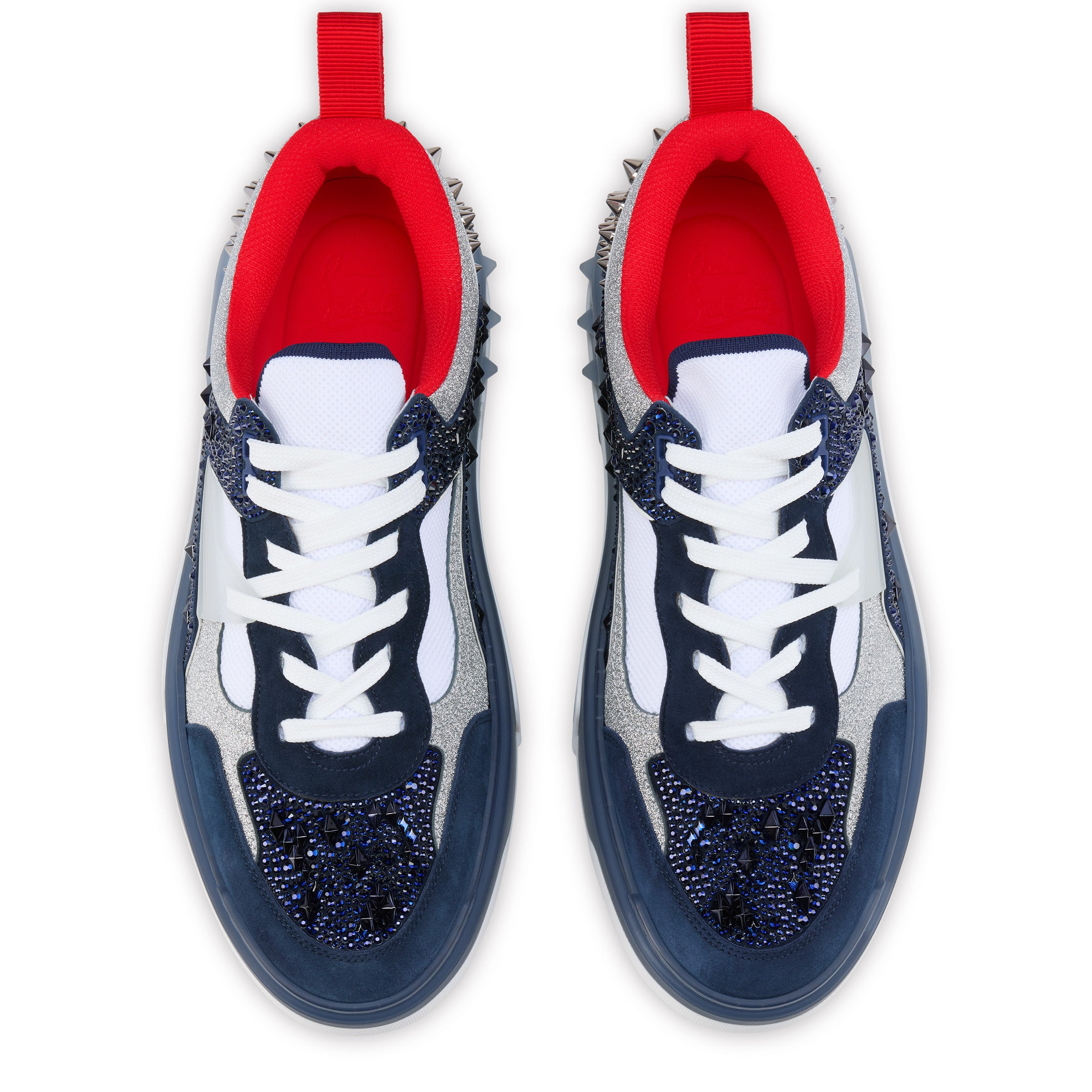 Christian Louboutin Astroloubi Strass Eternity Men Shoes | Color Navy