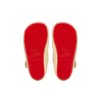 Christian Louboutin Baby Love Chick Kids Unisex Shoes | Color Gold