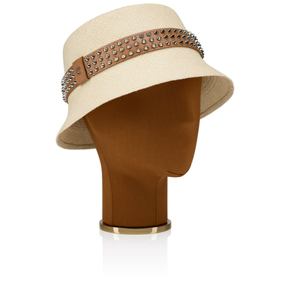 Christian Louboutin Bobino Spikes Men Hats | Color Beige
