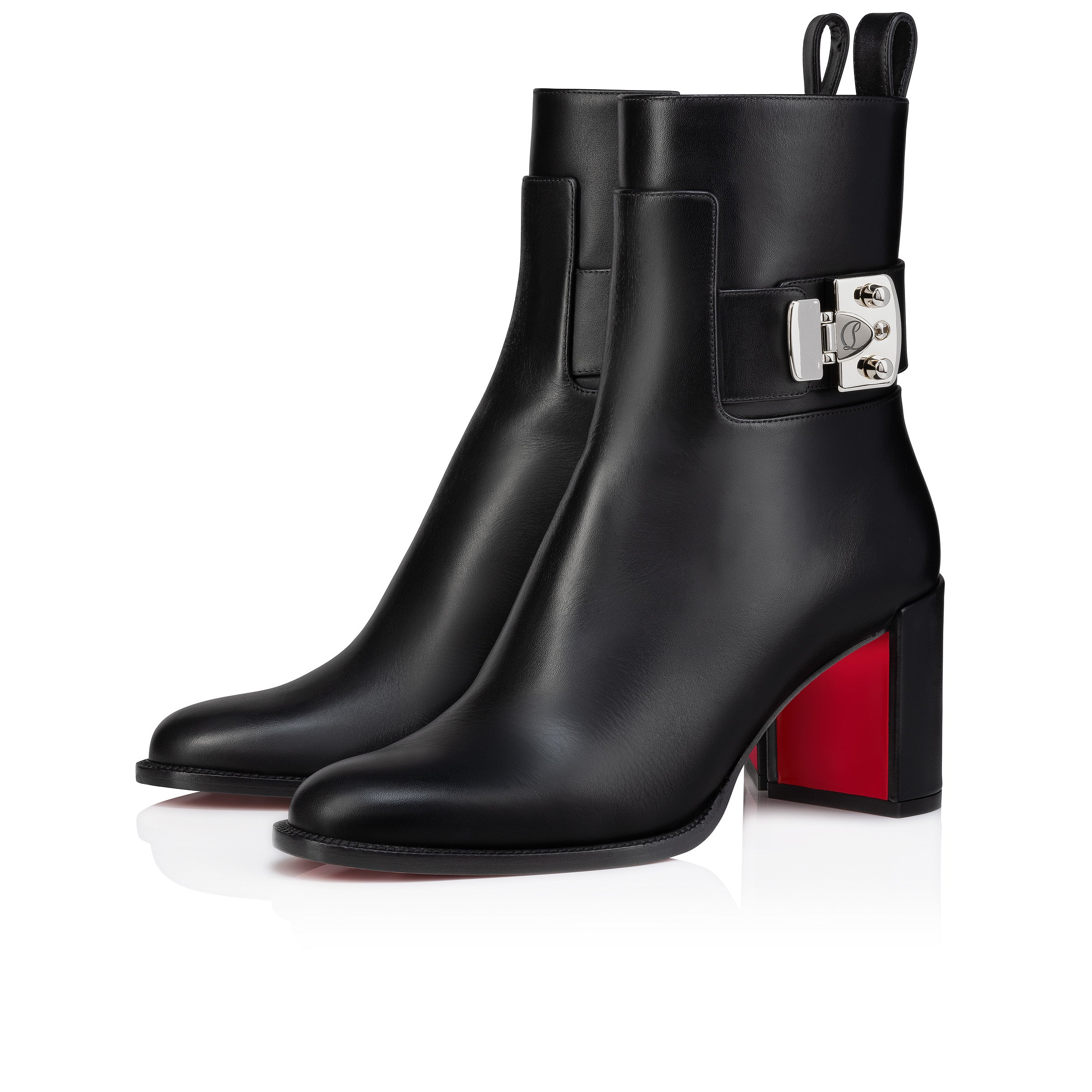 Christian Louboutin Booty Lock Women Shoes | Color Black