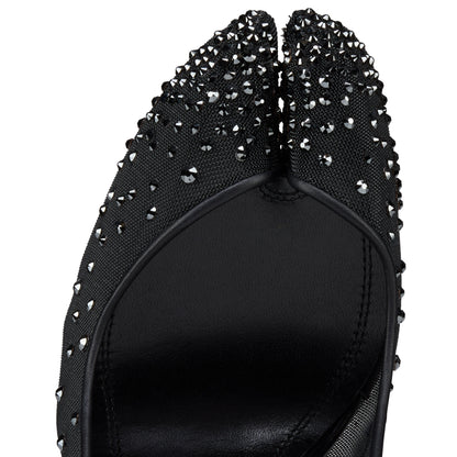 Christian Louboutin Bridiela Una Strass Women Shoes | Color Black