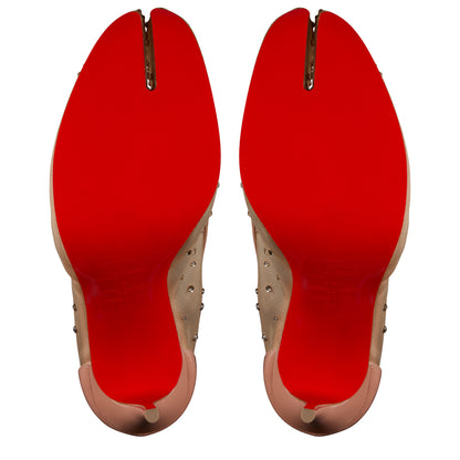 Christian Louboutin Bridiela Una Strass Women Shoes | Color Beige