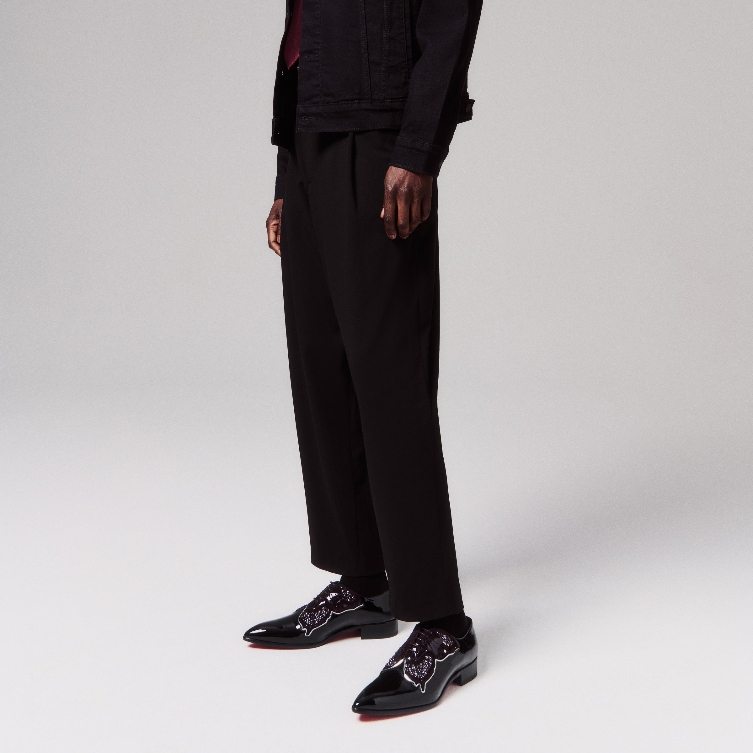 Christian Louboutin Farfarock Men Shoes | Color Black