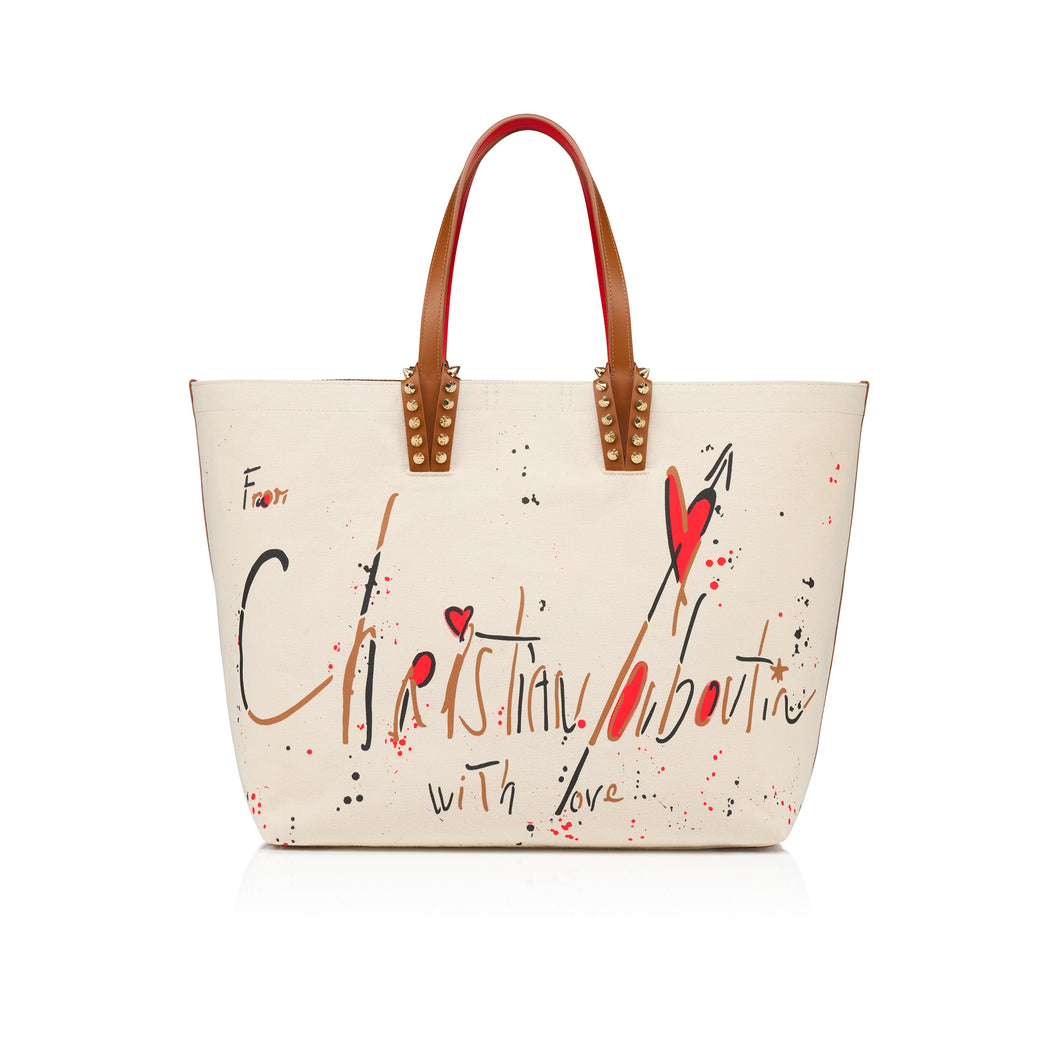 Christian Louboutin Cabata Large Women Bags | Color Beige