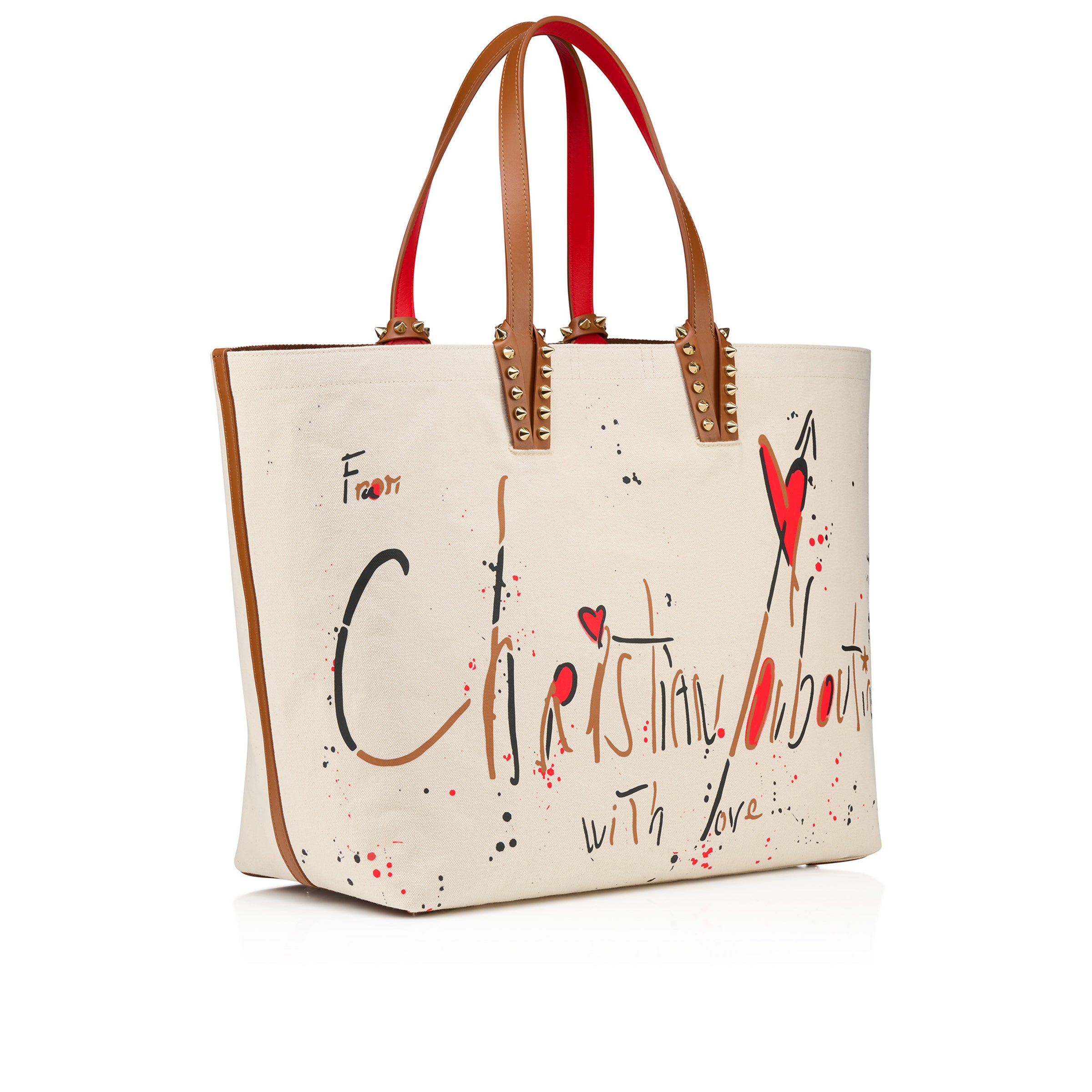 Christian Louboutin Cabata Large Women Bags | Color Beige