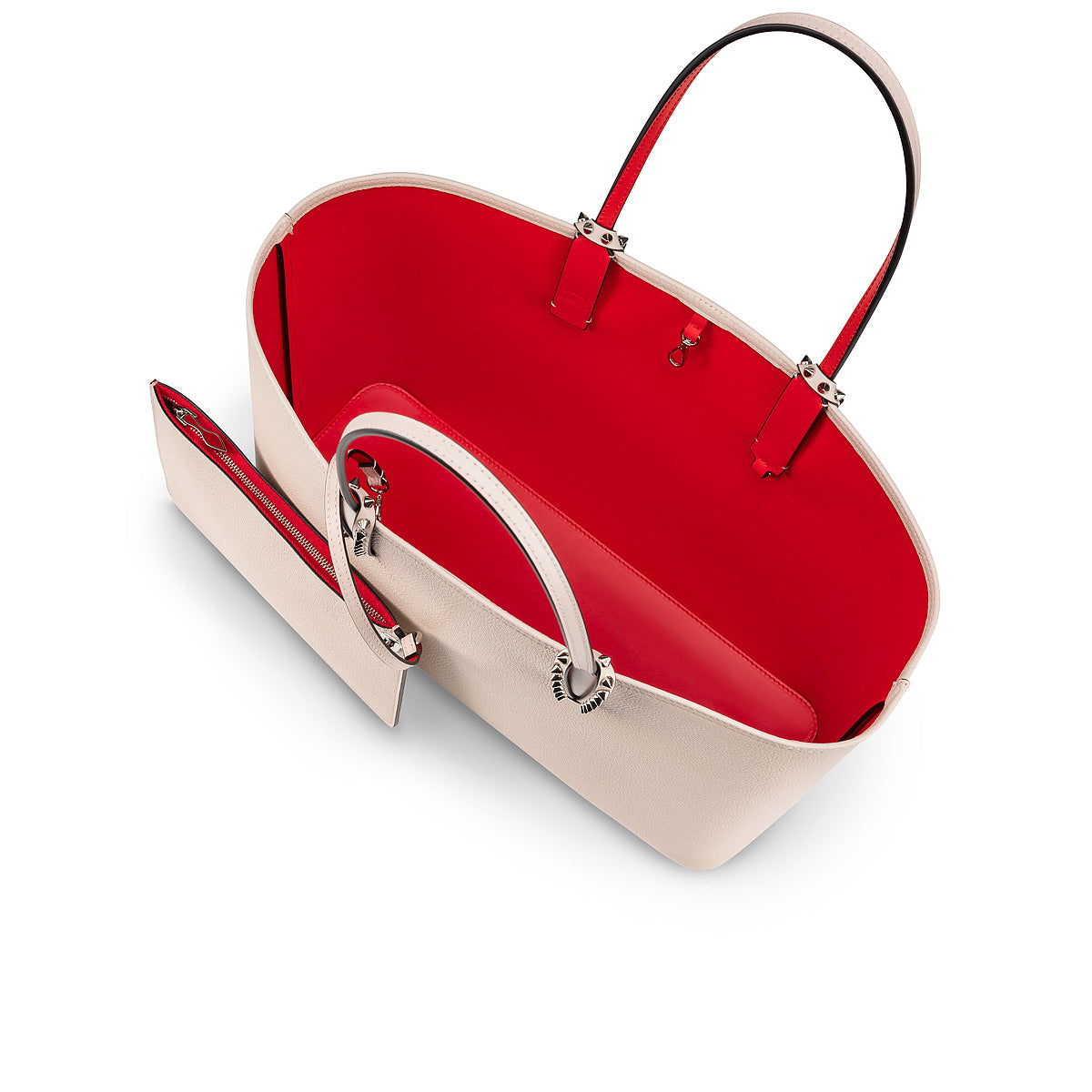 Christian Louboutin Cabata Large Women Bags | Color Beige