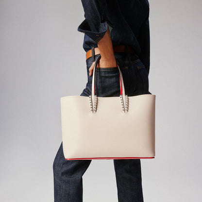 Christian Louboutin Cabata Small Women Bags | Color Beige