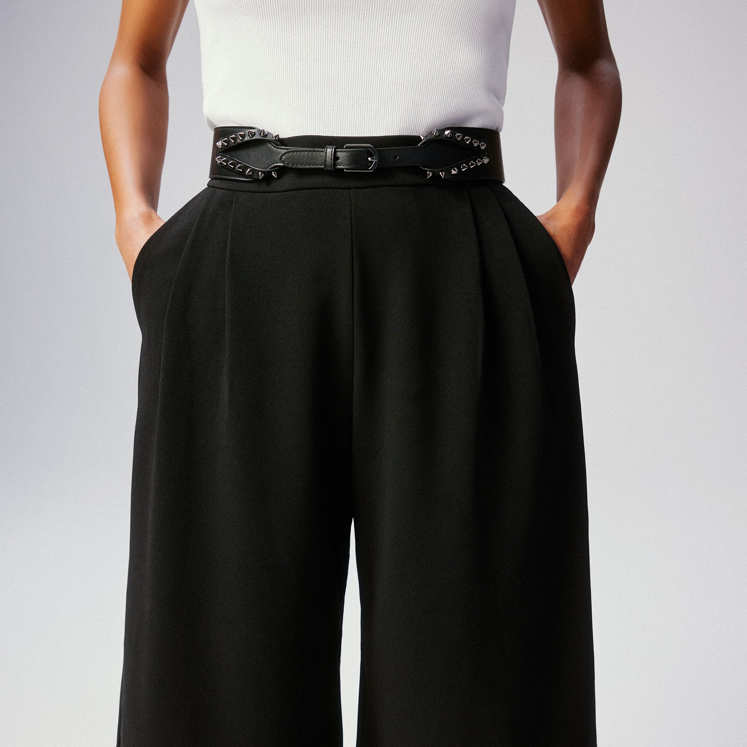 Christian Louboutin Cabata Women Belts | Color Black