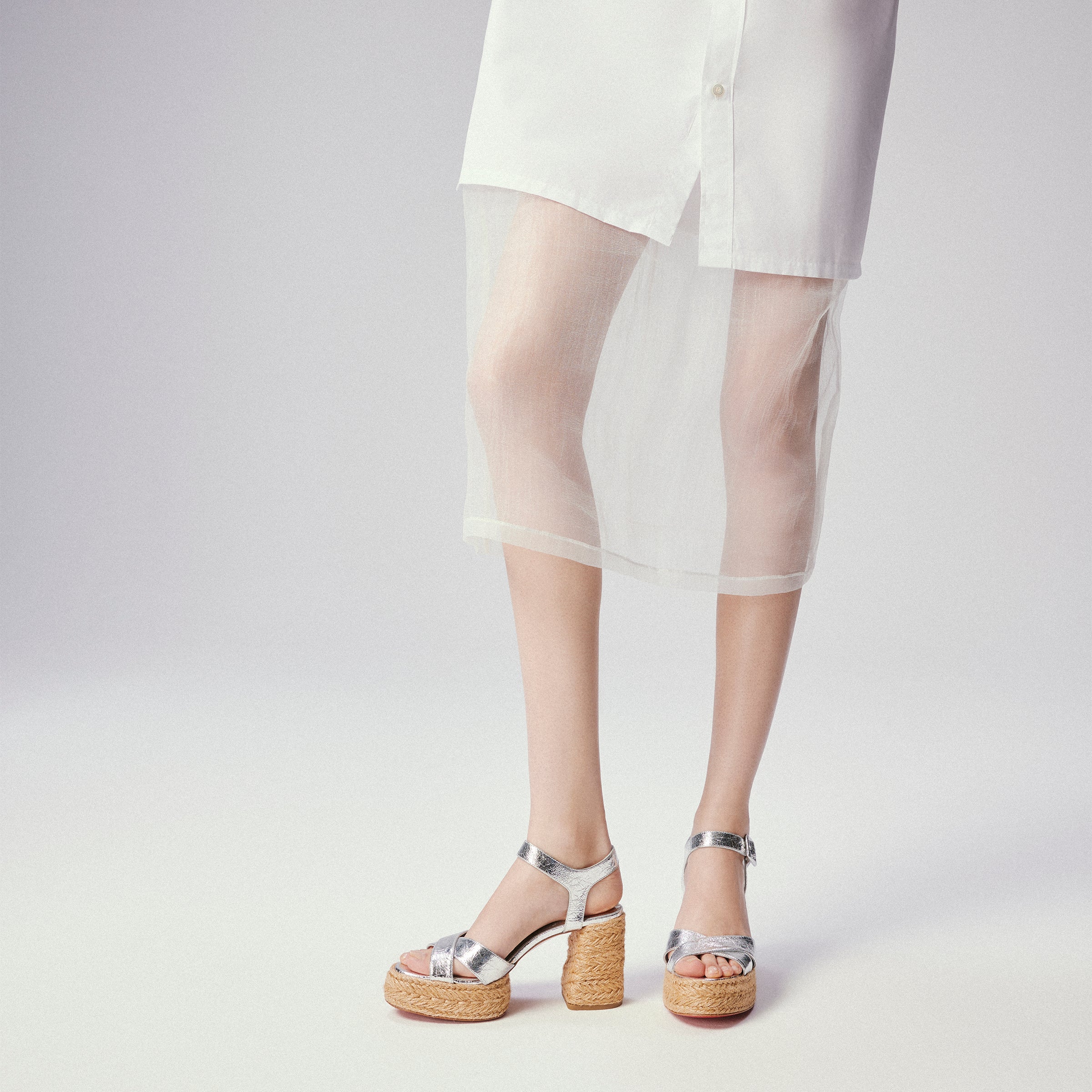 Christian Louboutin Calakala Women Shoes | Color Silver