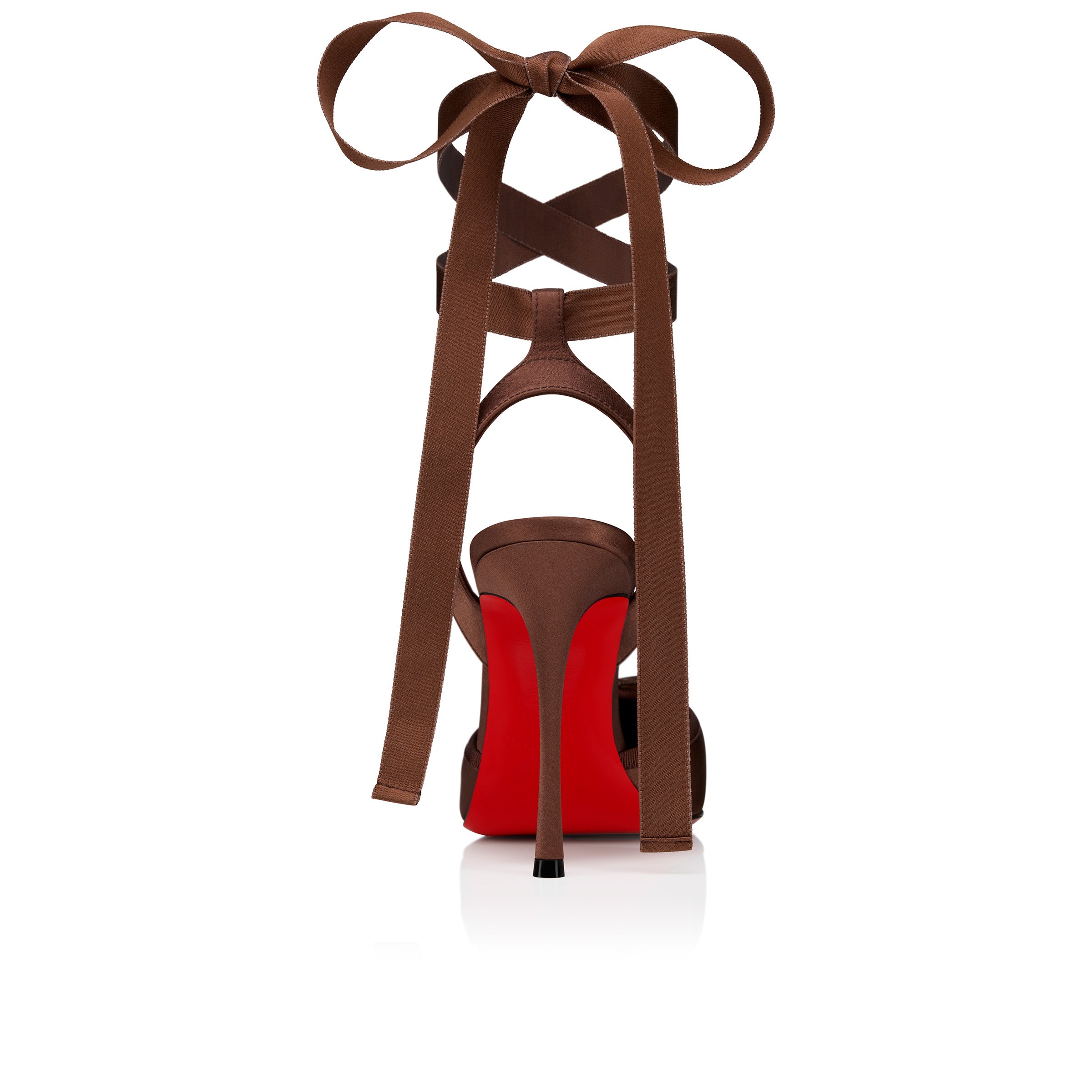 Christian Louboutin Cassia Lace Up Women Shoes | Color Nude