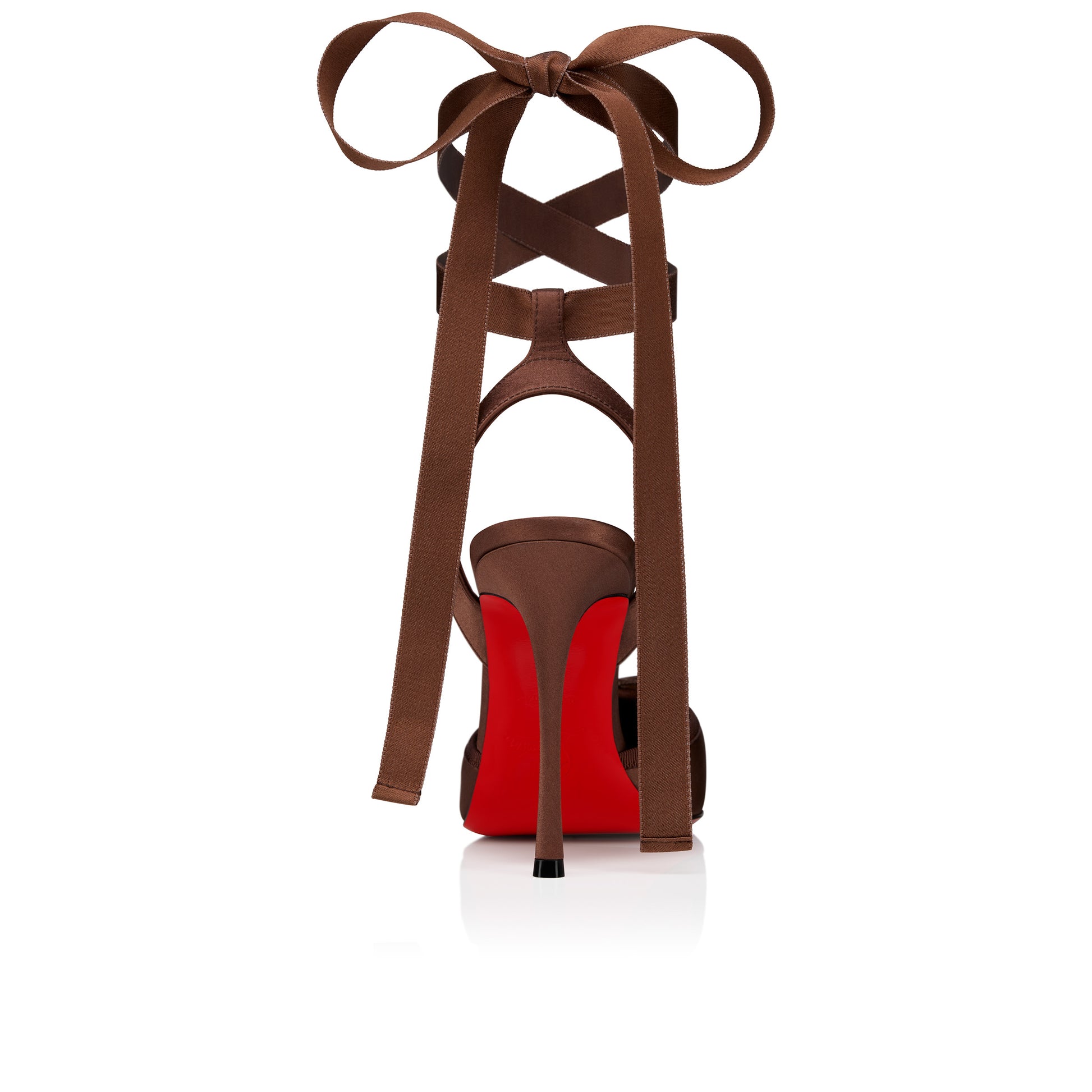 Christian Louboutin Cassia Lace Up Women Shoes | Color Nude