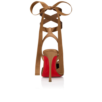 Christian Louboutin Cassia Lace Up Women Shoes | Color Nude