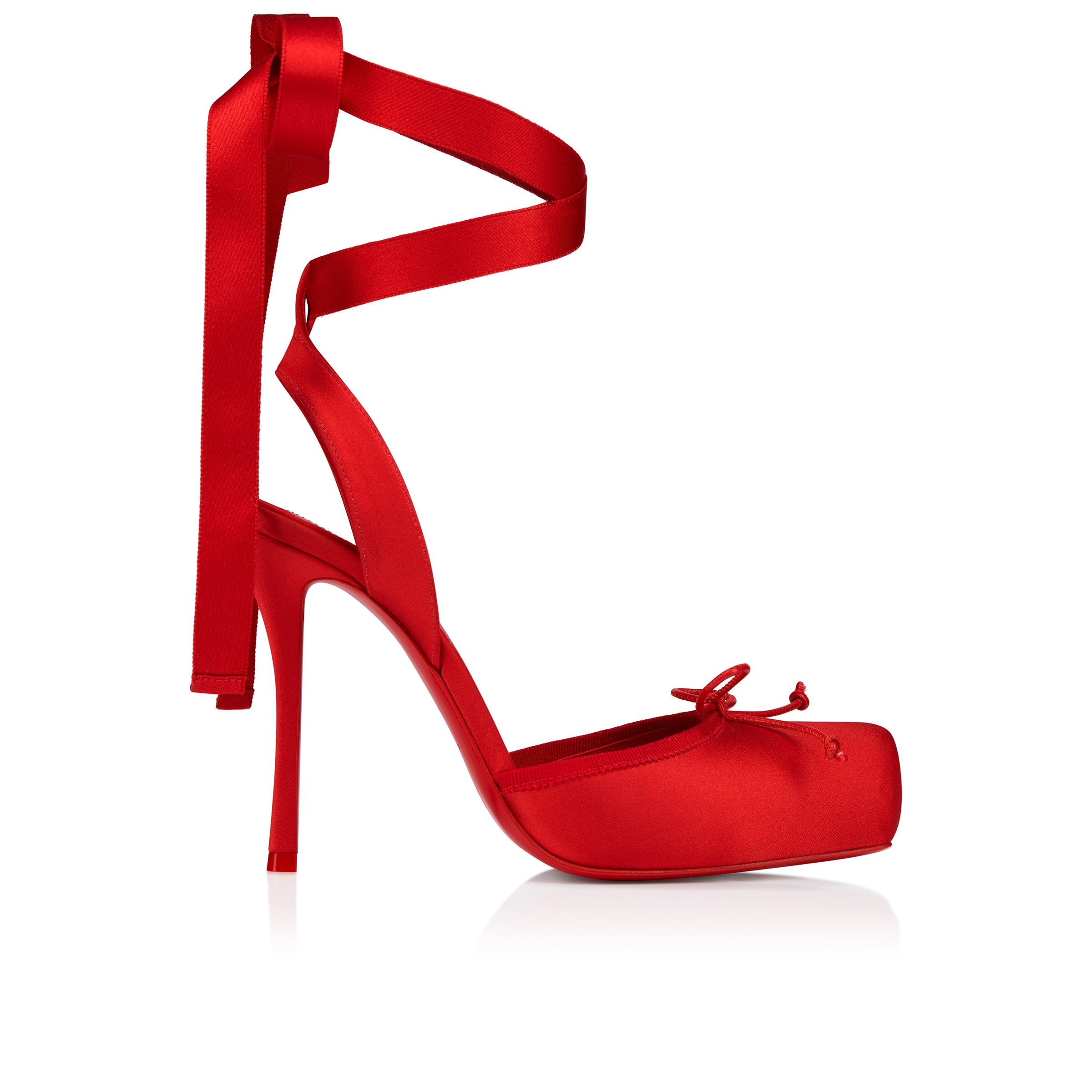 Christian Louboutin Cassia Lace Up Women Shoes | Color Red