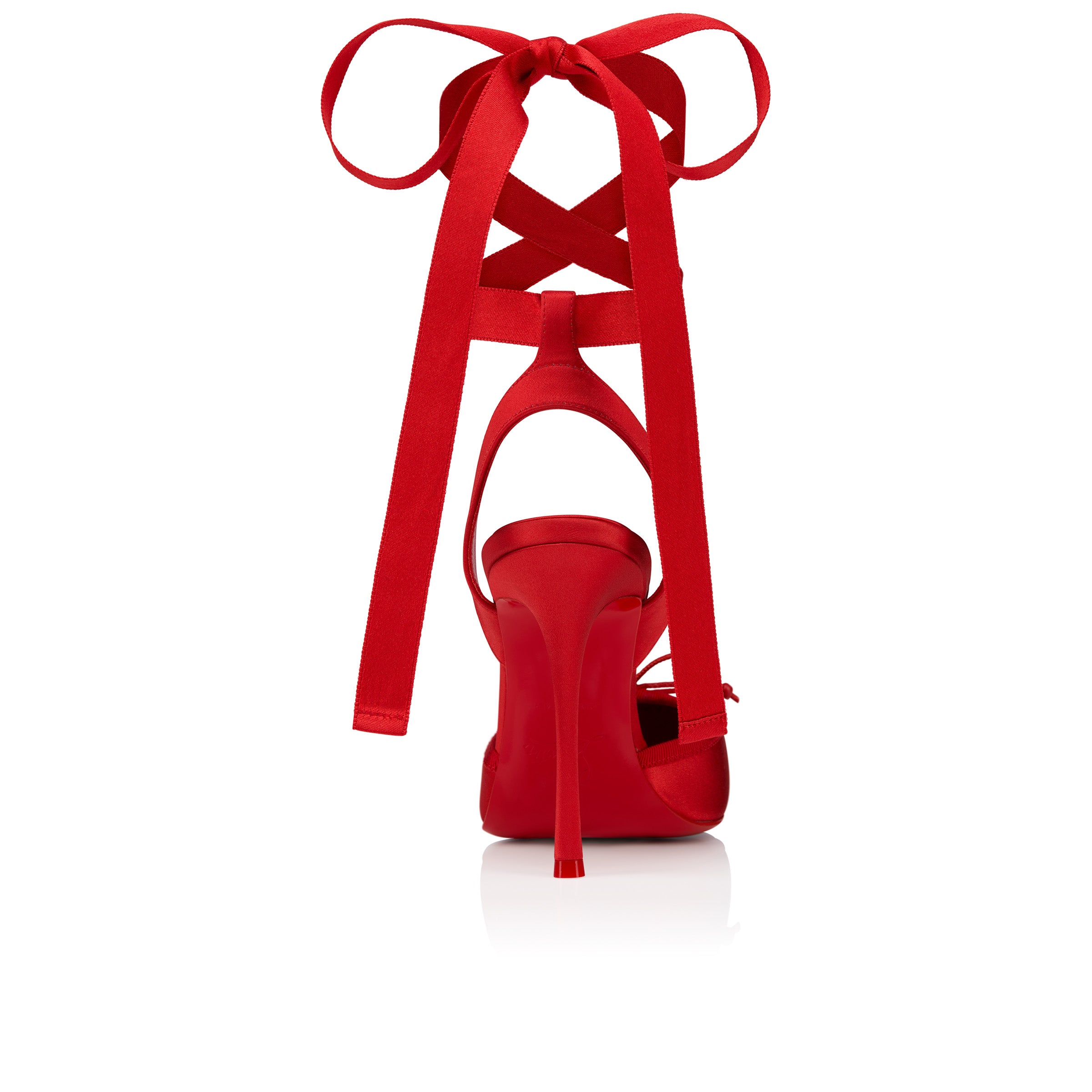 Christian Louboutin Cassia Lace Up Women Shoes | Color Red