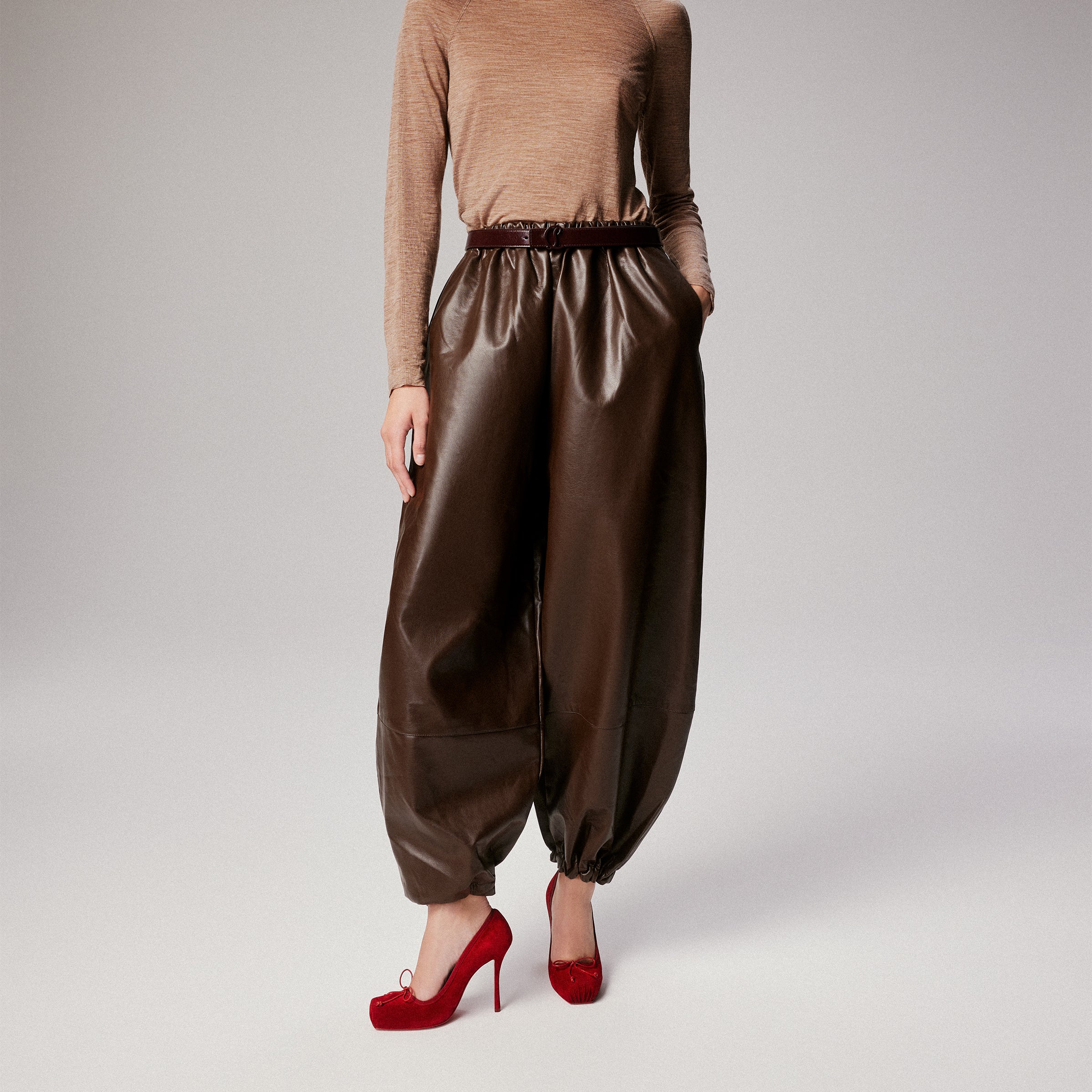 Christian Louboutin Cassia Nodo Women Shoes | Color Red