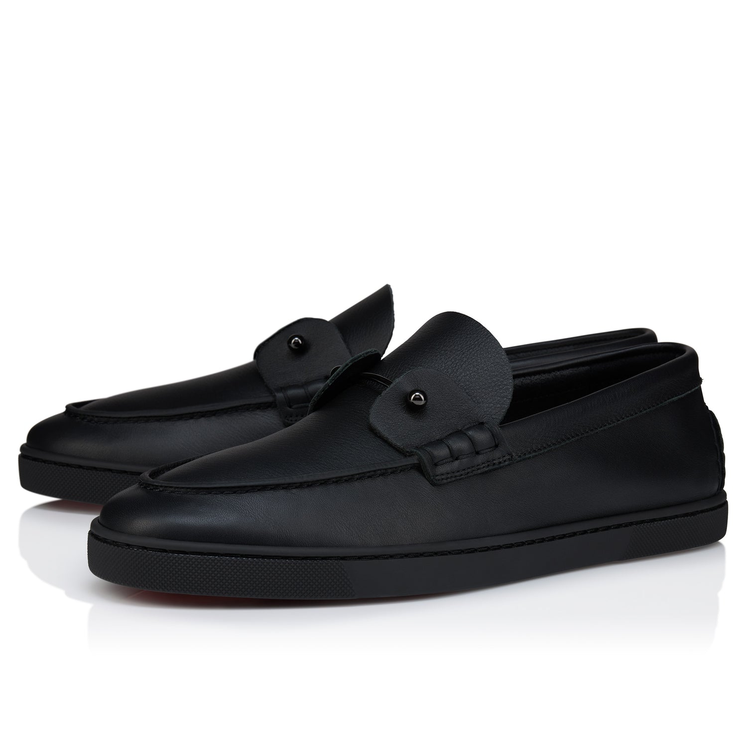 Christian Louboutin Chambeliboat Men Shoes | Color Black