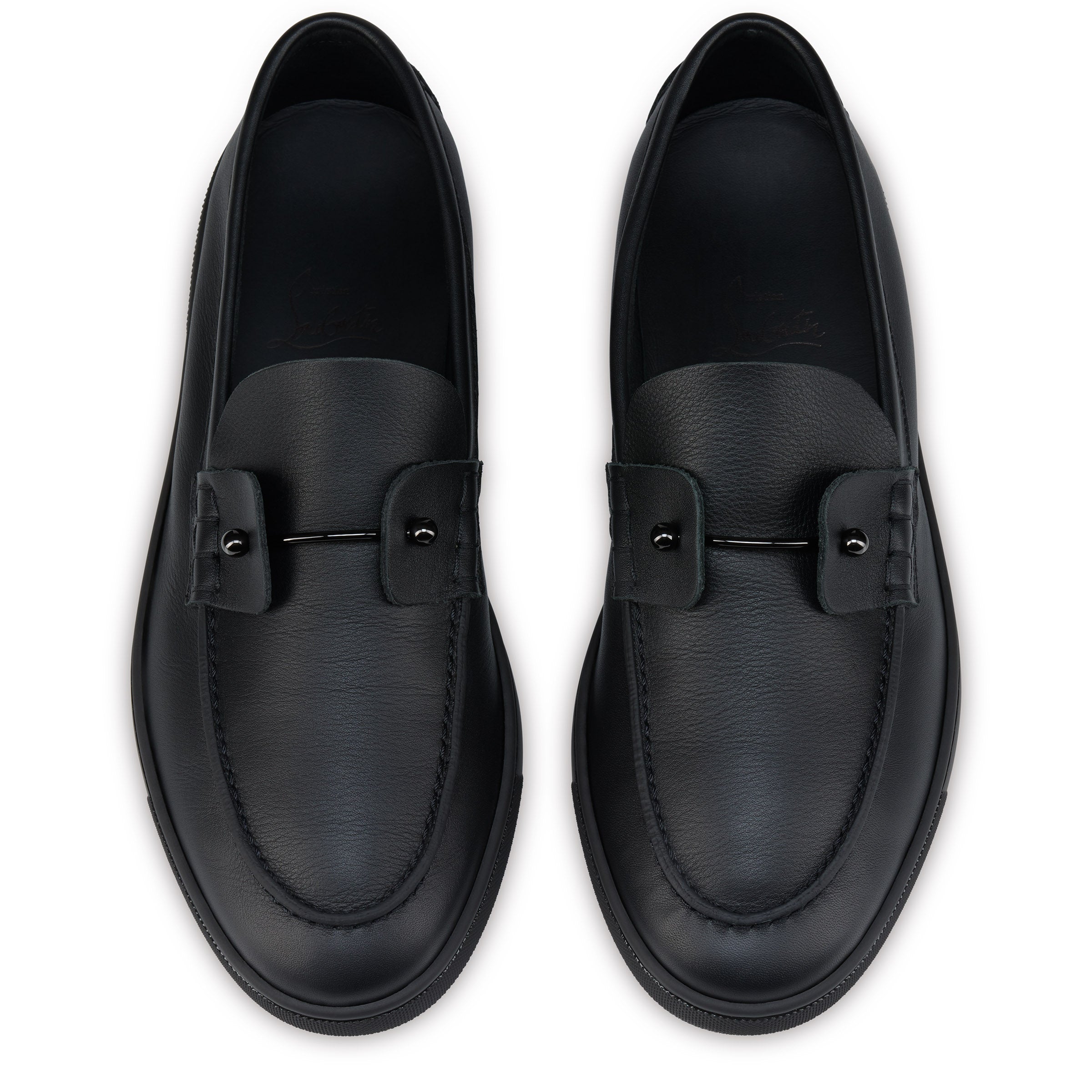 Christian Louboutin Chambeliboat Men Shoes | Color Black
