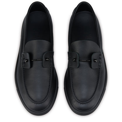 Christian Louboutin Chambeliboat Men Shoes | Color Black