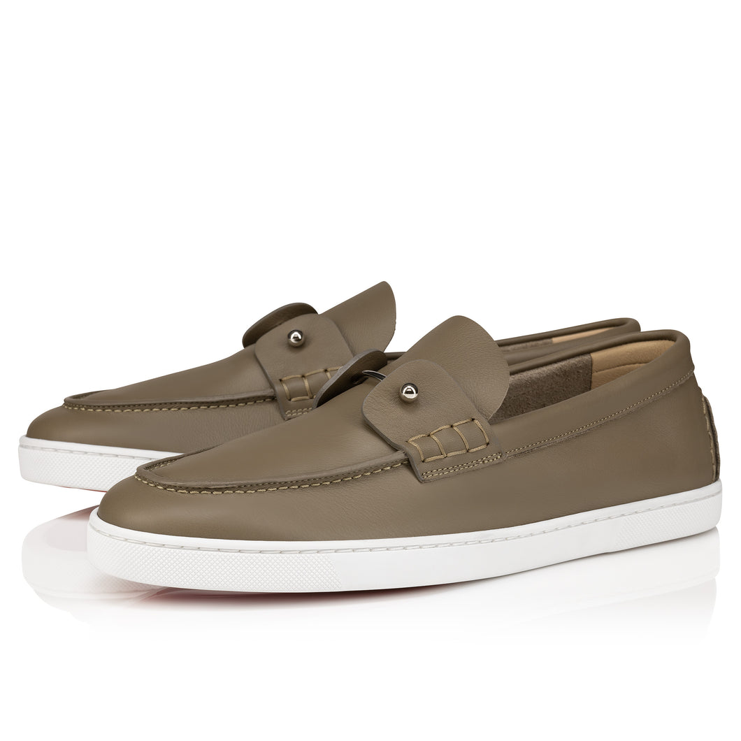 Christian Louboutin Chambeliboat Men Shoes | Color Grey