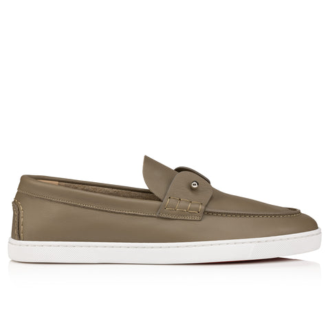 Christian Louboutin Chambeliboat Men Shoes | Color Grey