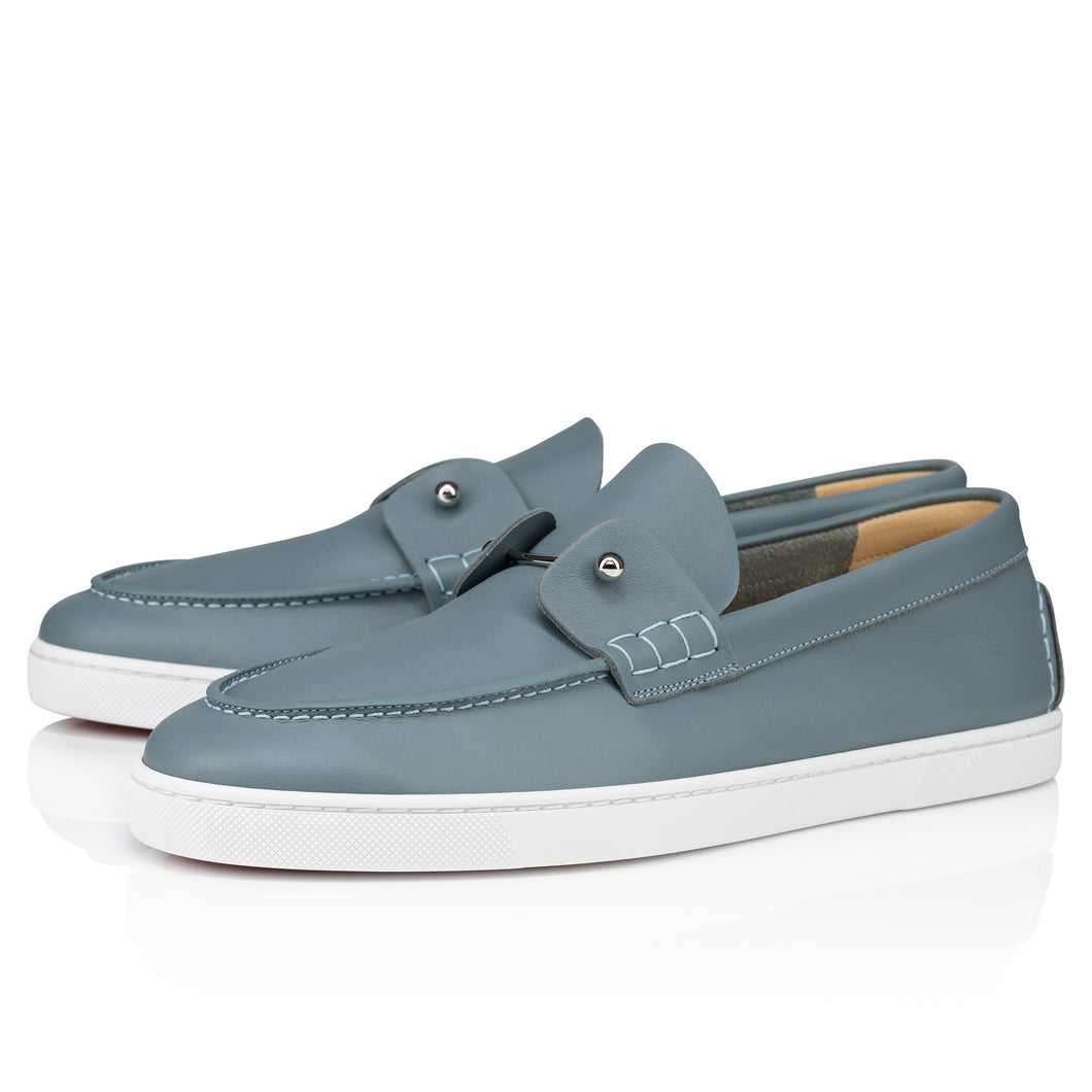 Christian Louboutin Chambeliboat Men Shoes | Color Blue