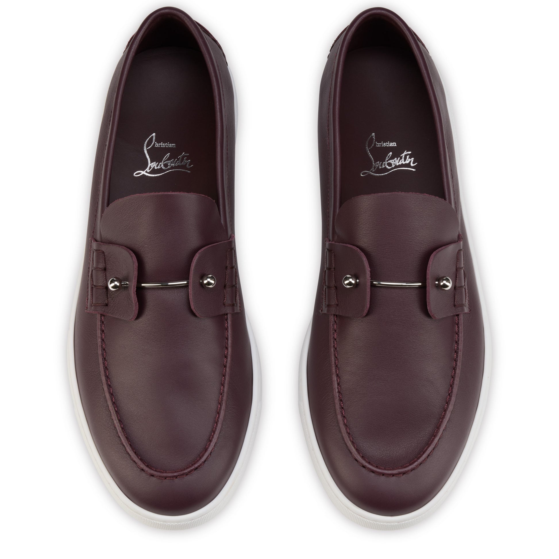 Christian Louboutin Chambeliboat Men Shoes | Color Red