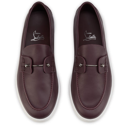 Christian Louboutin Chambeliboat Men Shoes | Color Red