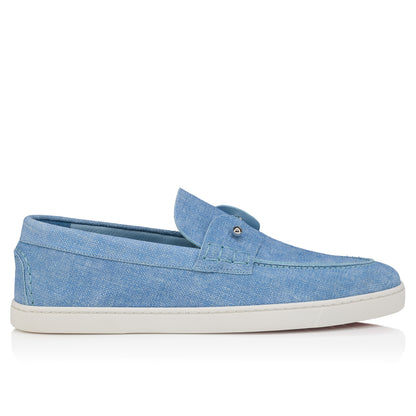 Christian Louboutin Chambeliboat Men Shoes | Color Blue
