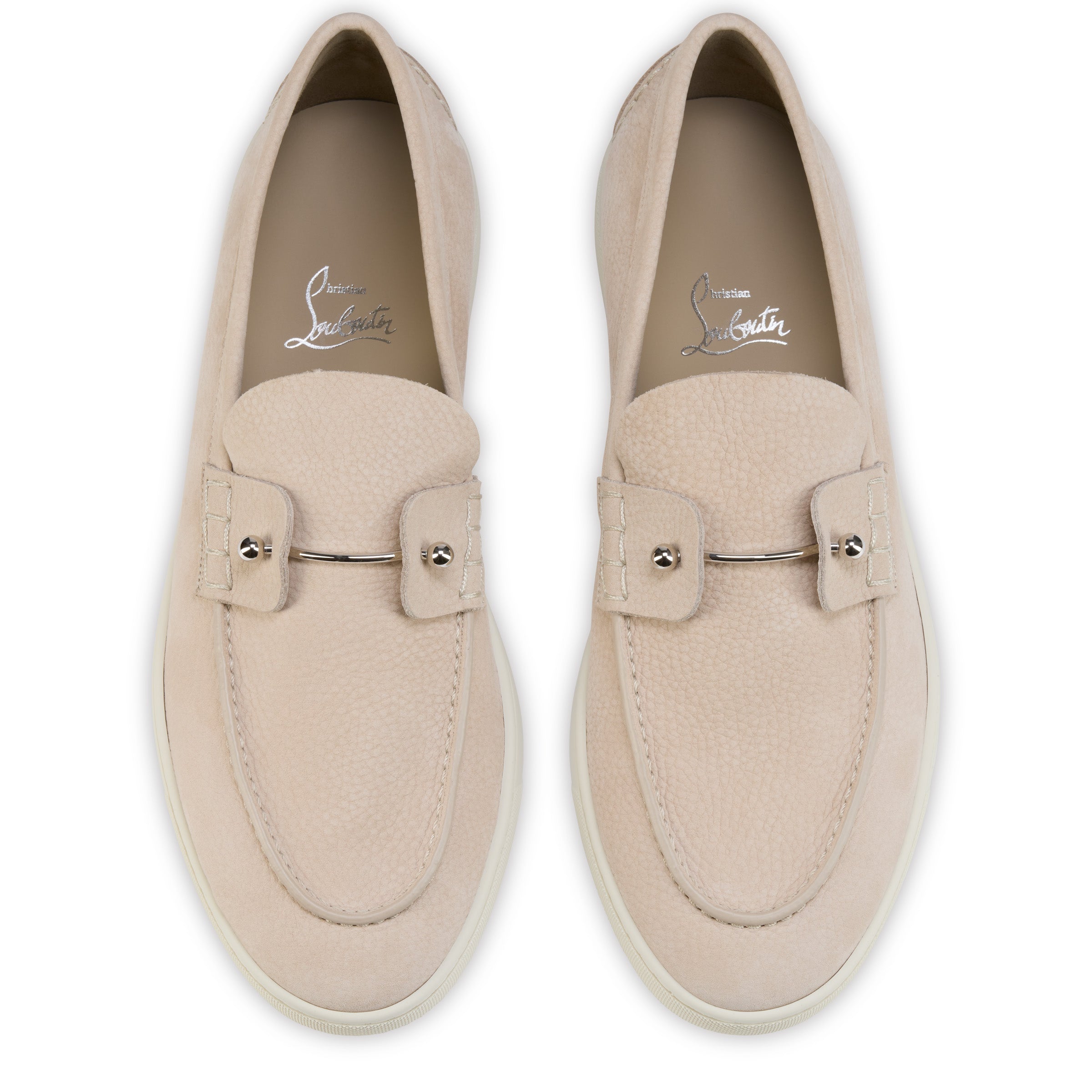 Christian Louboutin Chambeliboat Men Shoes | Color Beige